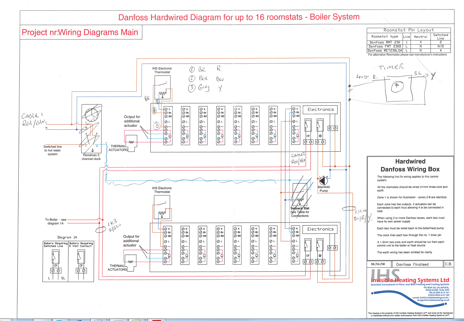 Myson Underfloor Heating Wiring Diagram