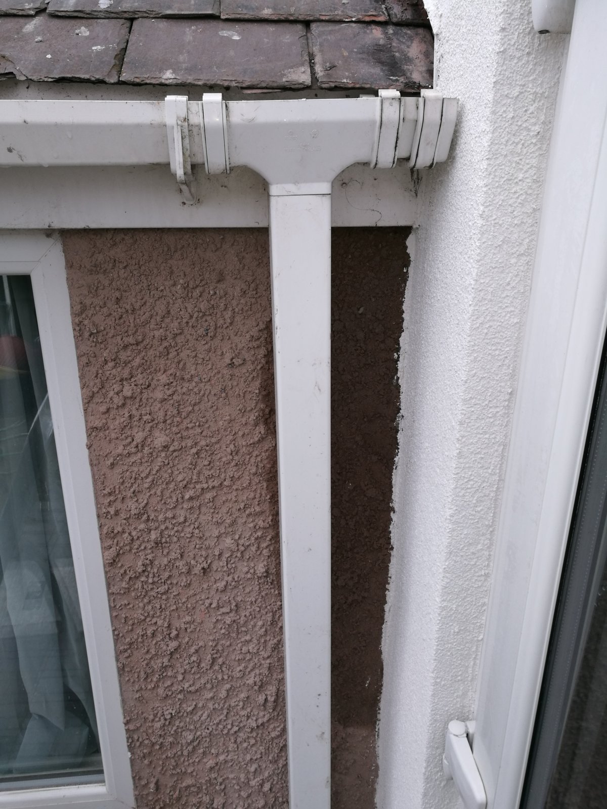 Rendered over lead flashing. DIYnot Forums