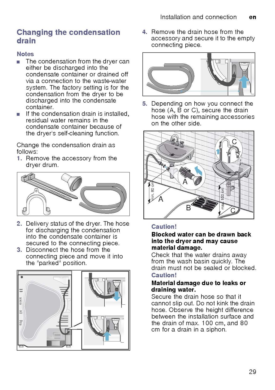Help with tumble dryer condensate pipe connection DIYnot Forums