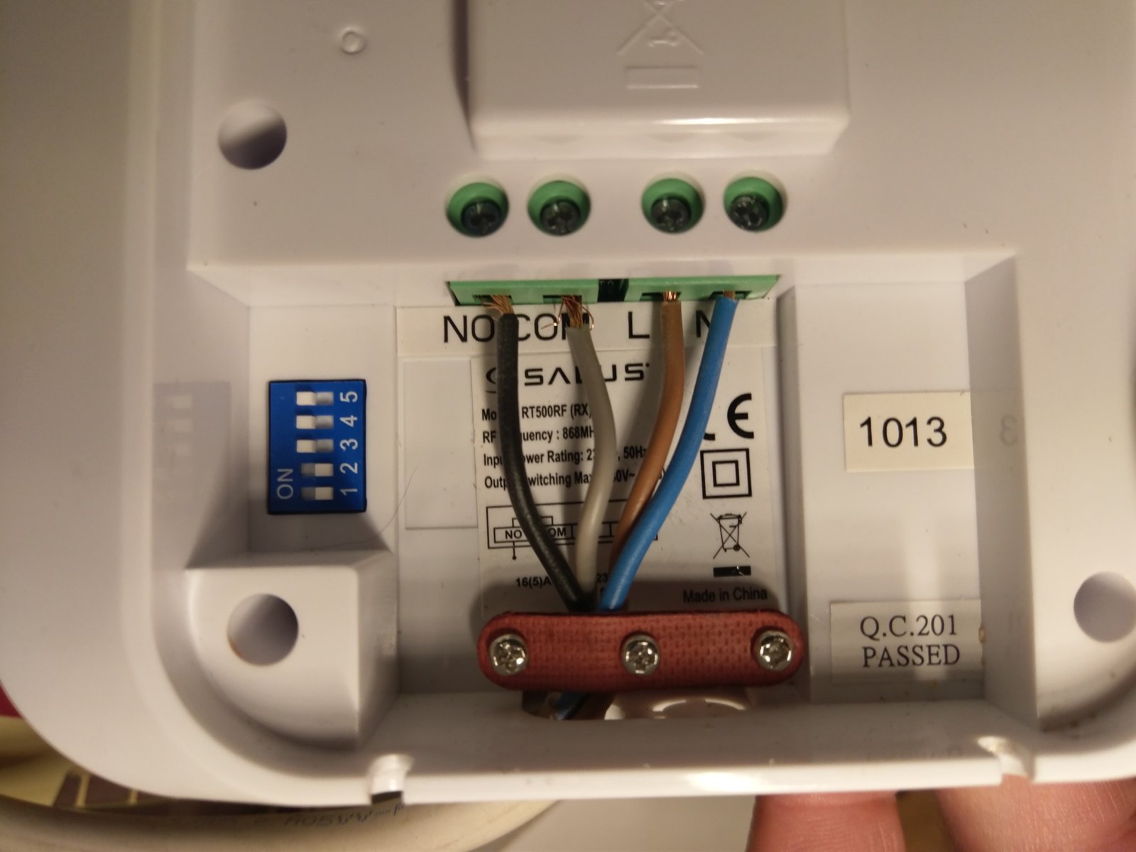 Replacing Salus RT500RF with Hive 2 | DIYnot Forums