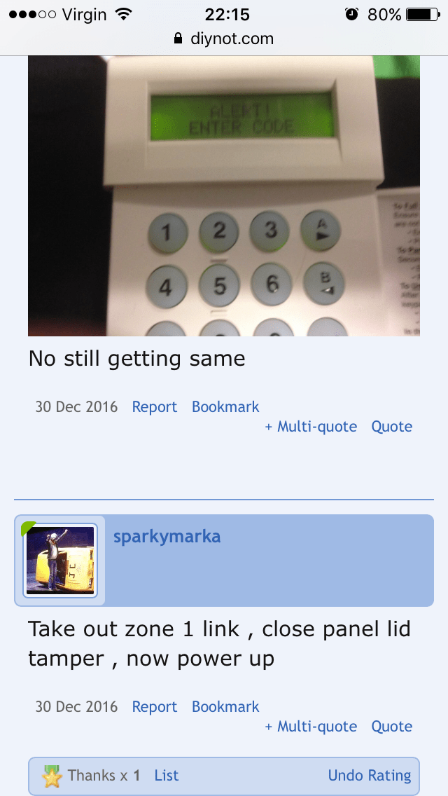 How to fully RESET HONEYWELL Galaxy G220 system; lost pin Page 2 DIYnot Forums