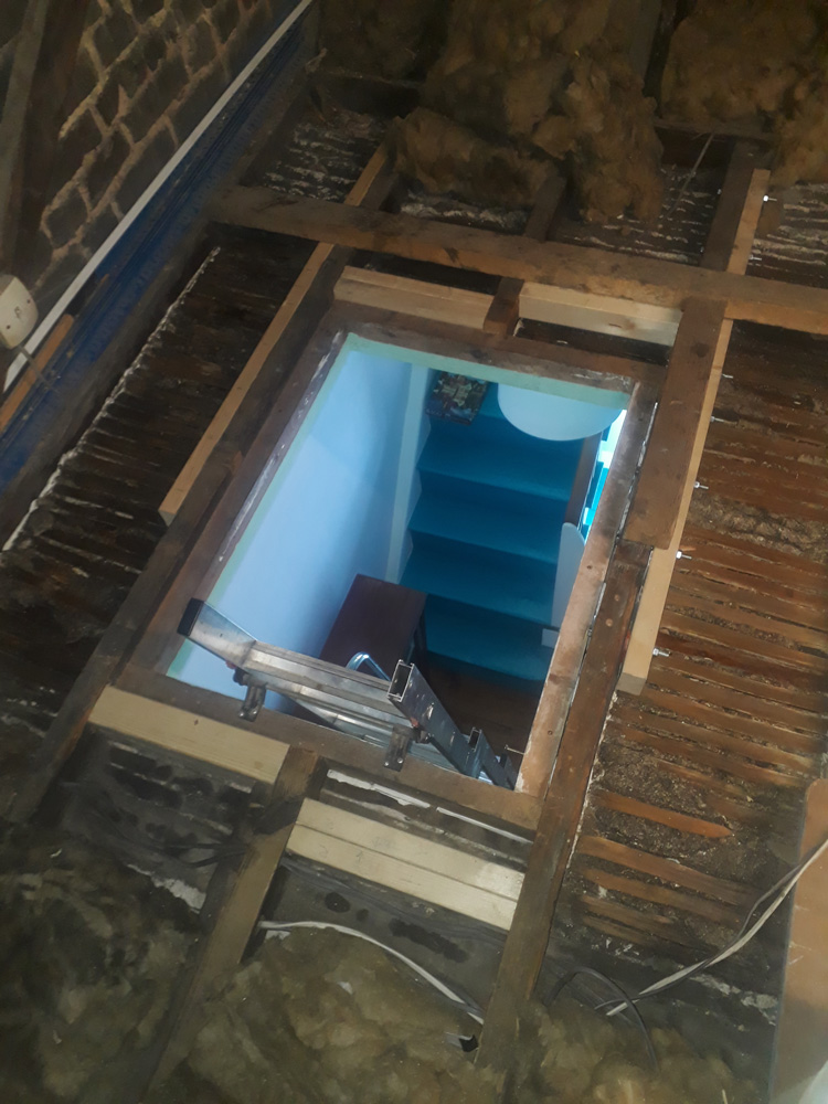 Repairing cut joists around a hatch DIYnot Forums