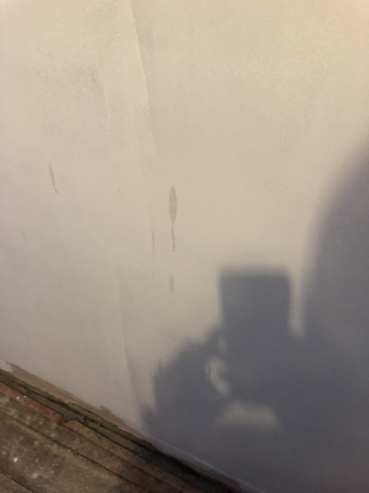 Plaster drips on mist coat DIYnot Forums