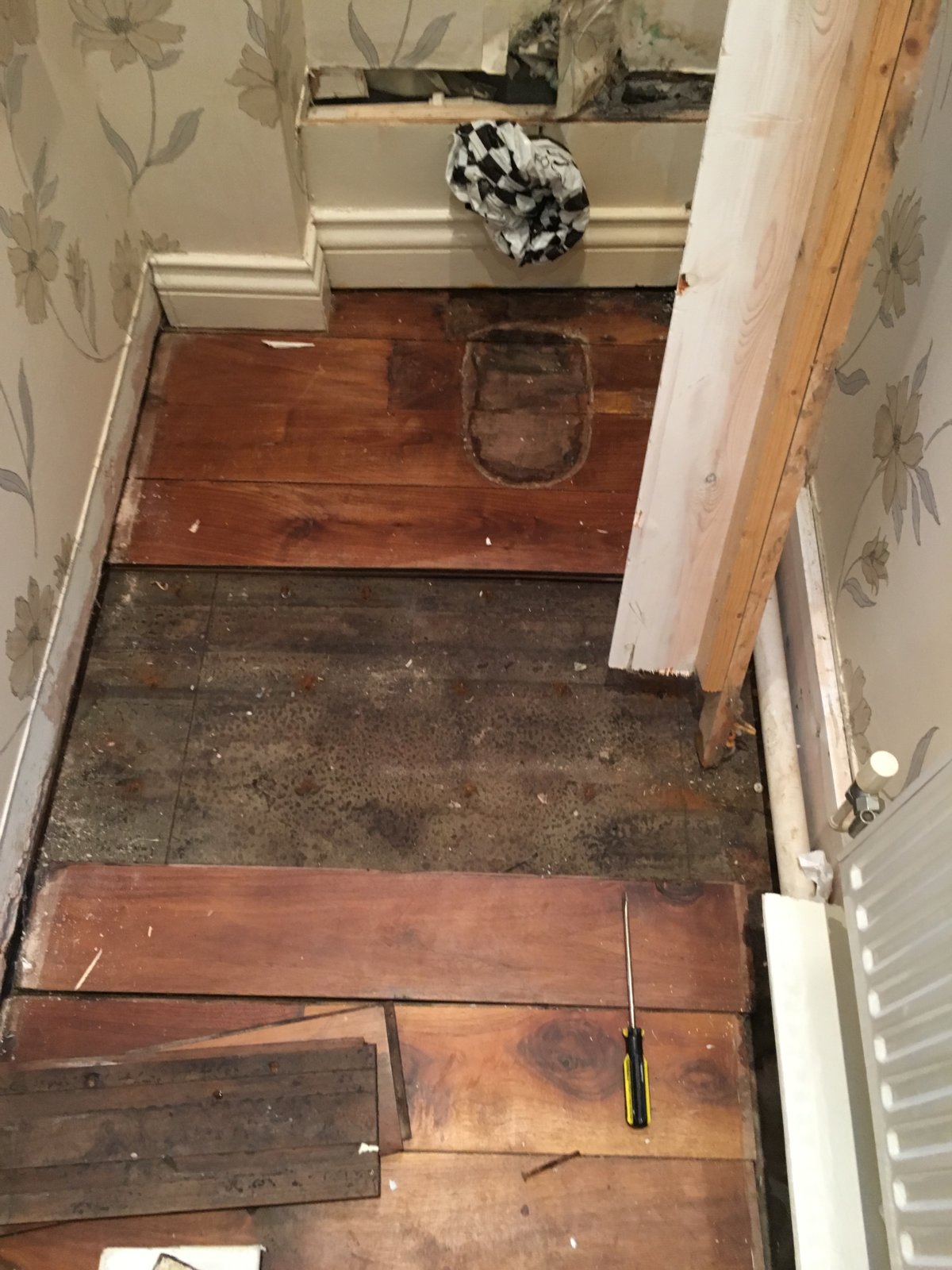 Replacing rotten solid wood bathroom floor DIYnot Forums