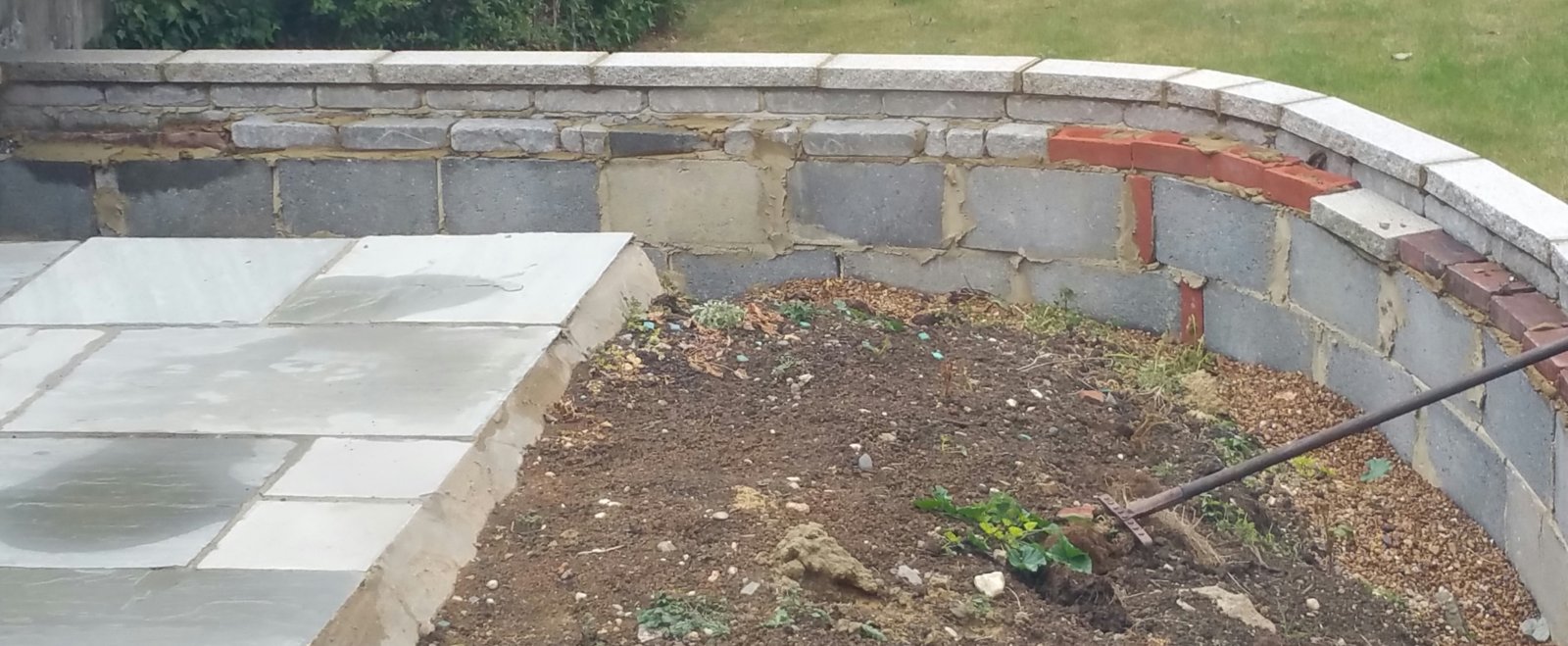 Raised patio fill up DIYnot Forums