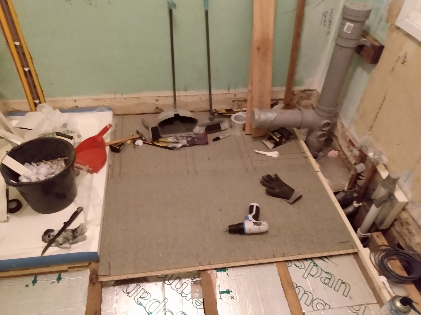 Can I use standard plasterboard in bathroom by basin? DIYnot Forums