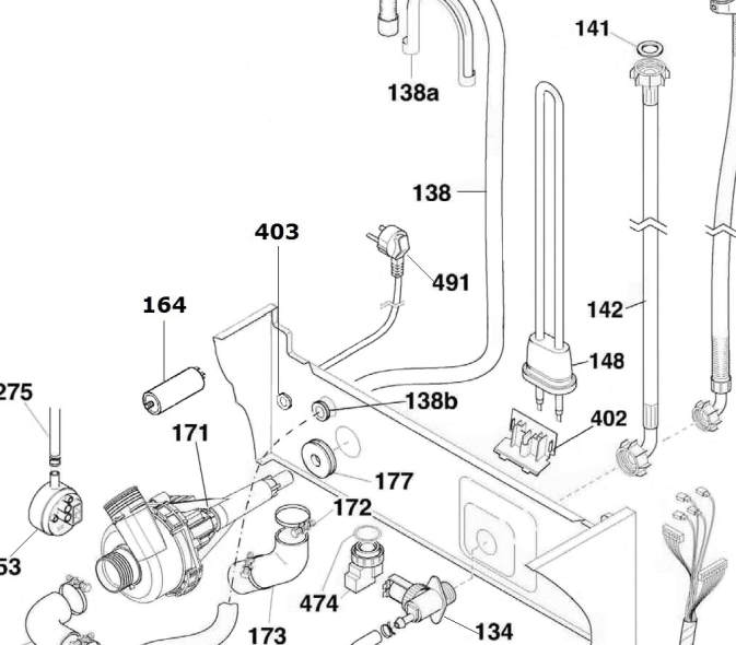 Candy CDIM 6120PR80 dishwasher not heating water DIYnot Forums
