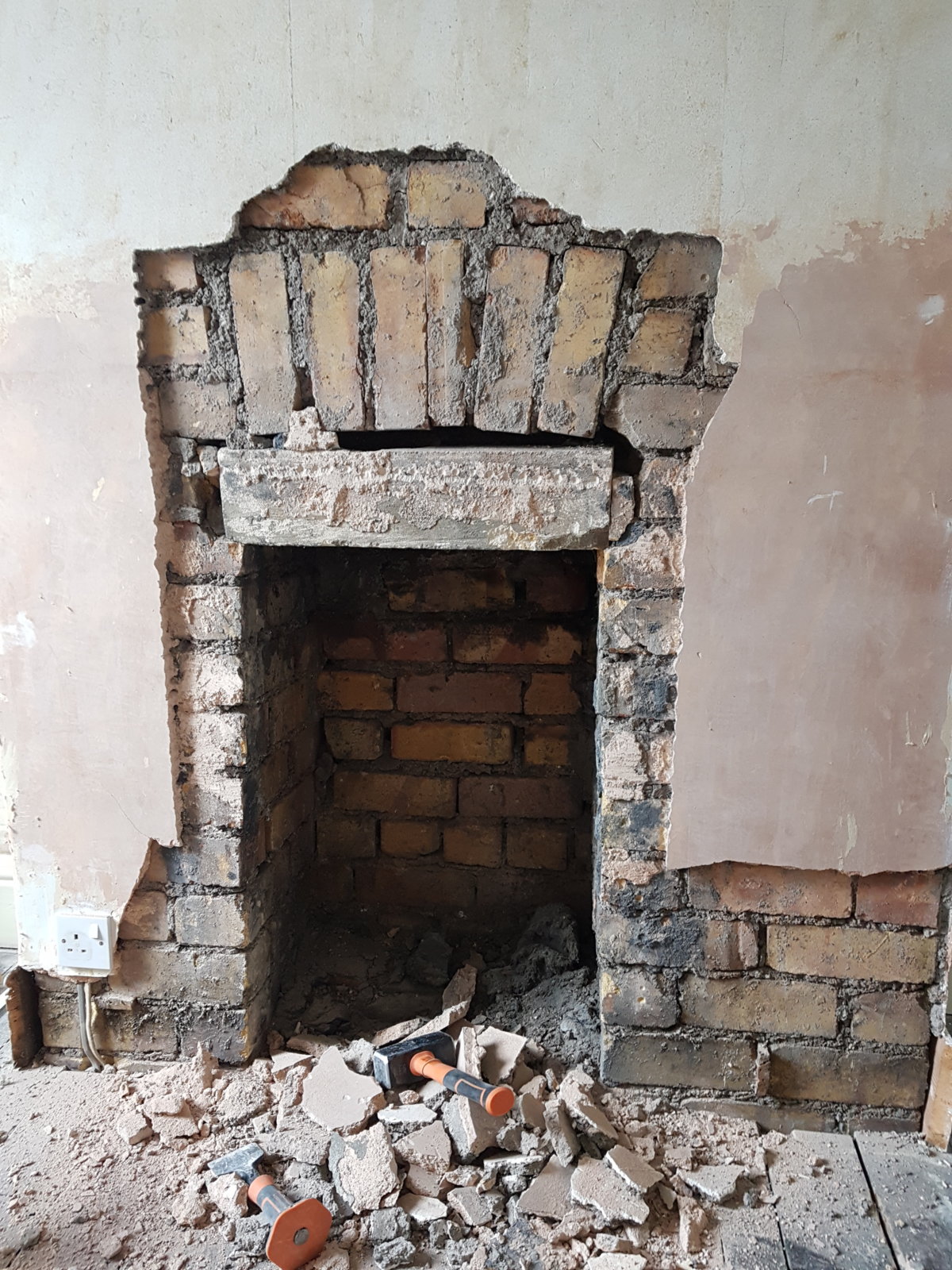 Fireplace replace lintel or don't bother? DIYnot Forums