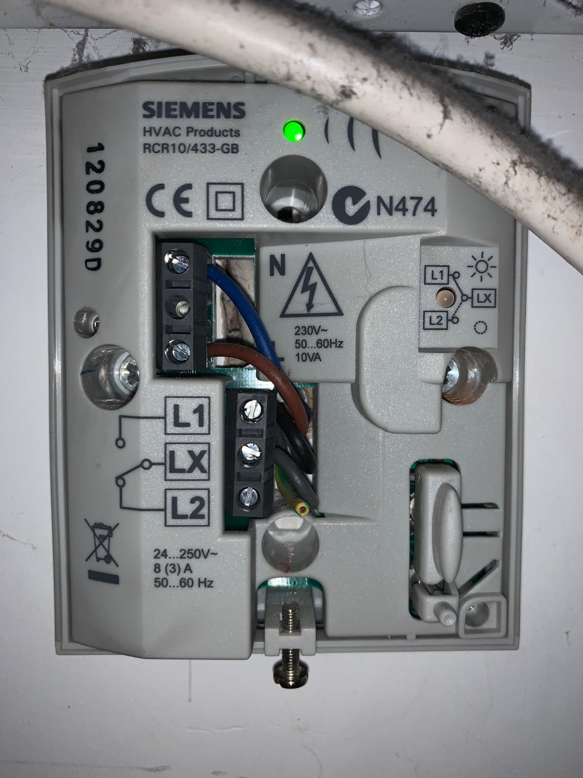 Siemens RCR10 to Hive Active Heating wiring DIYnot Forums