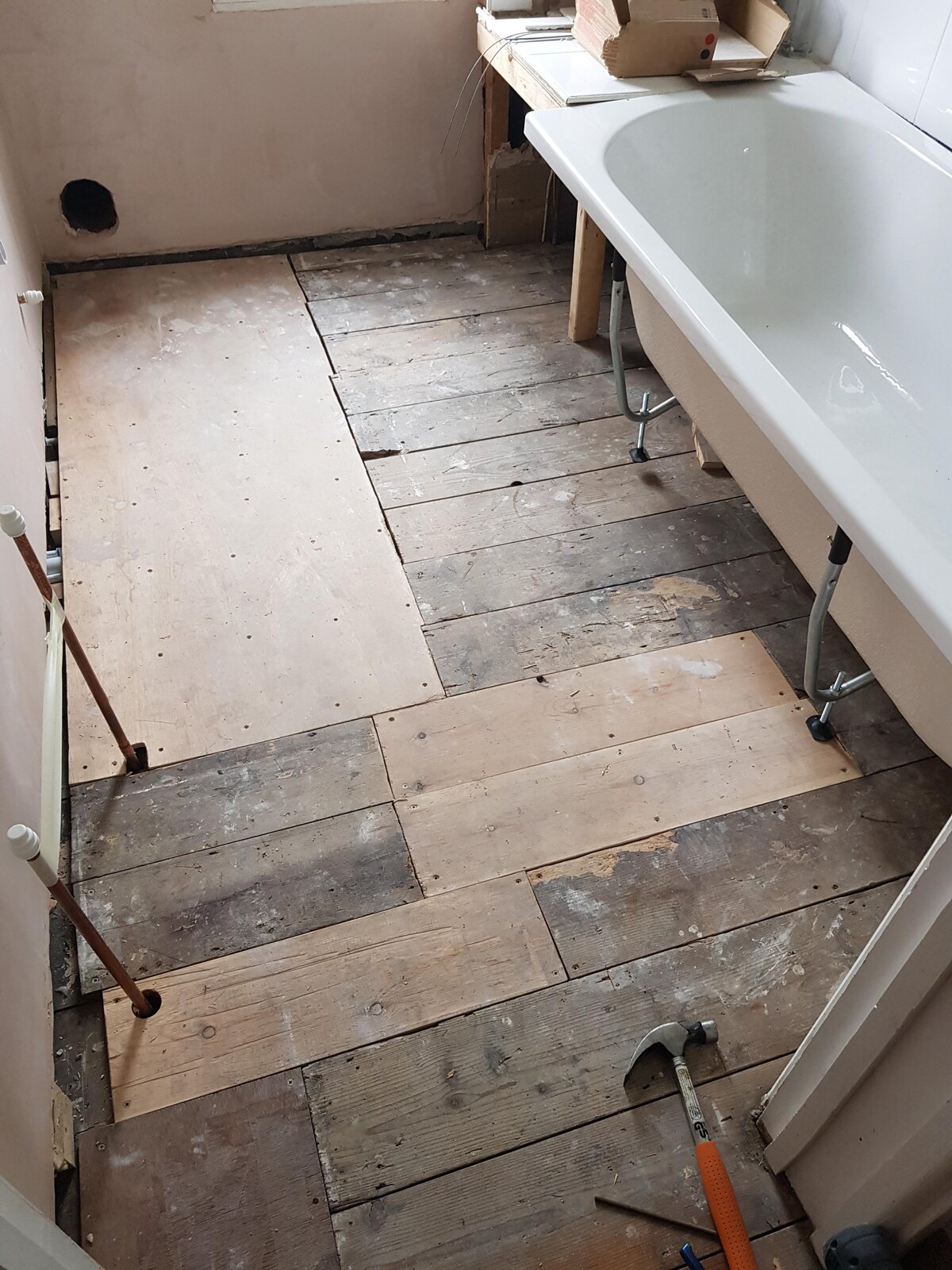 'No More Ply' on old floorboards... DIYnot Forums