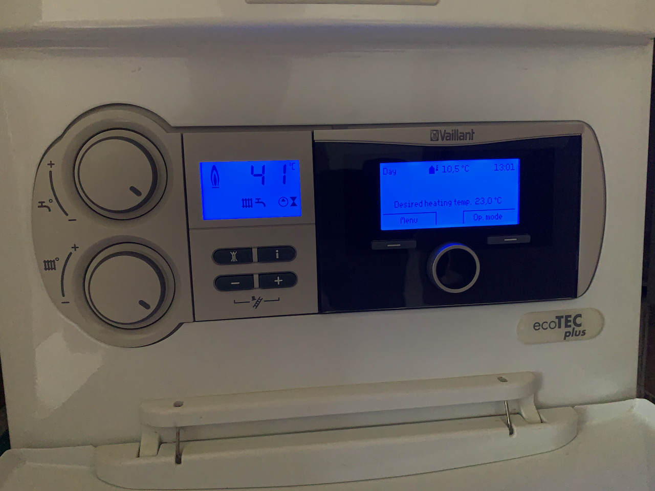 Vaillant heat only boiler + switched live thermostats + weather comp