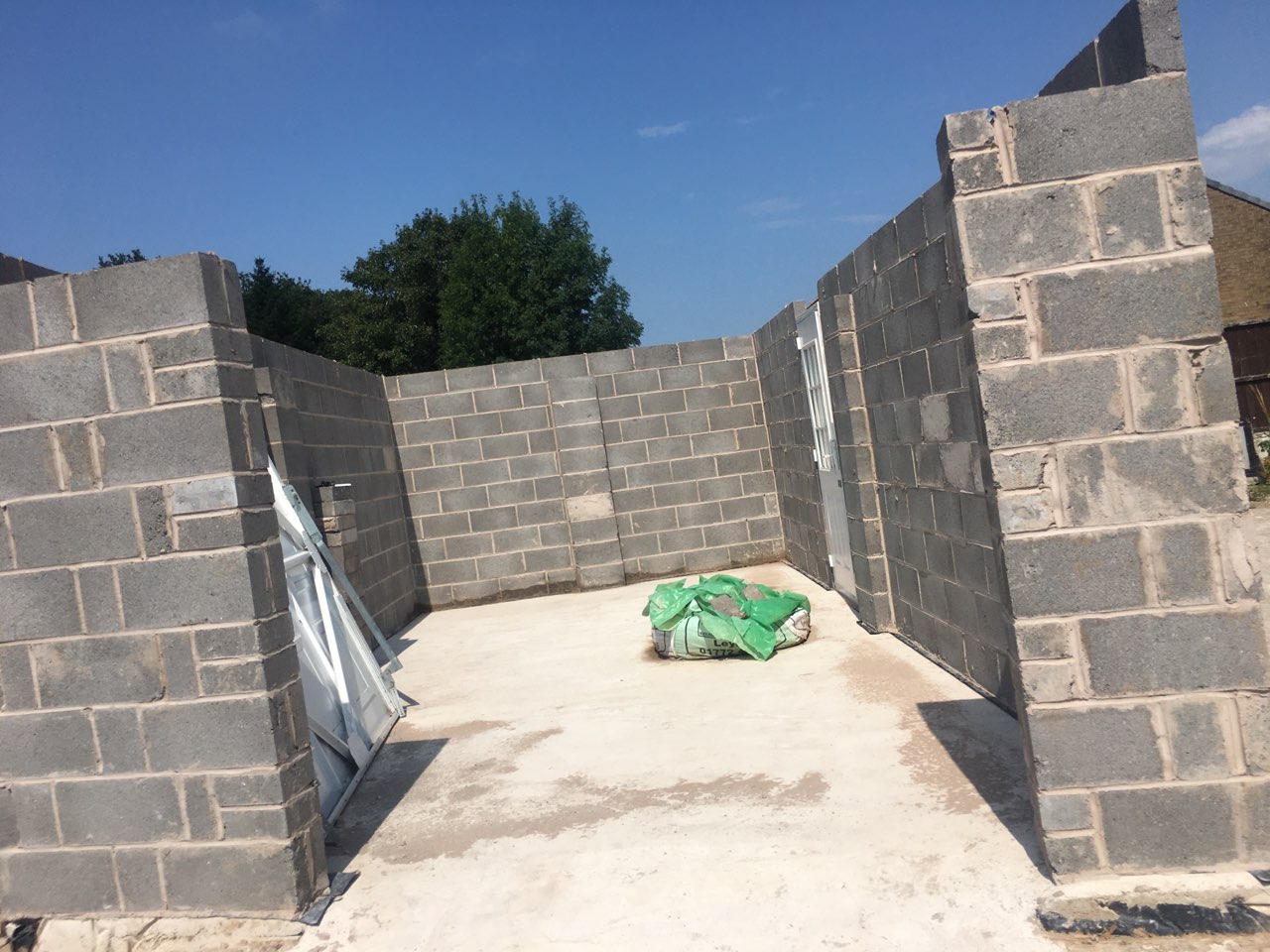 Lintel above garage door (Single skin) DIYnot Forums