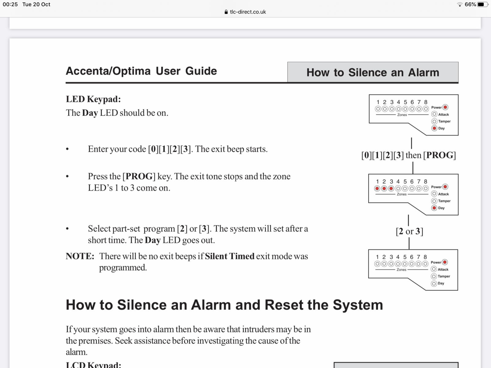 Alarm Delay. DIYnot Forums