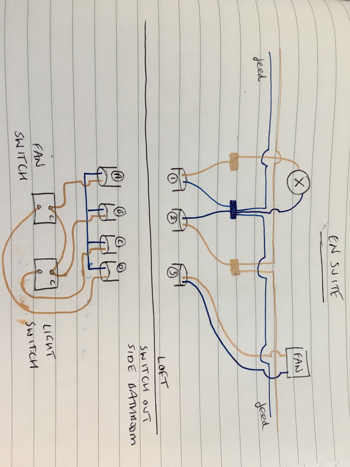 Wiring Bathroom Fan And Light Separately
