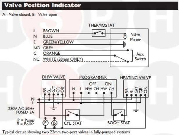 Honeywell 3 Way Valve Wiring Diagram - Wiring Diagram