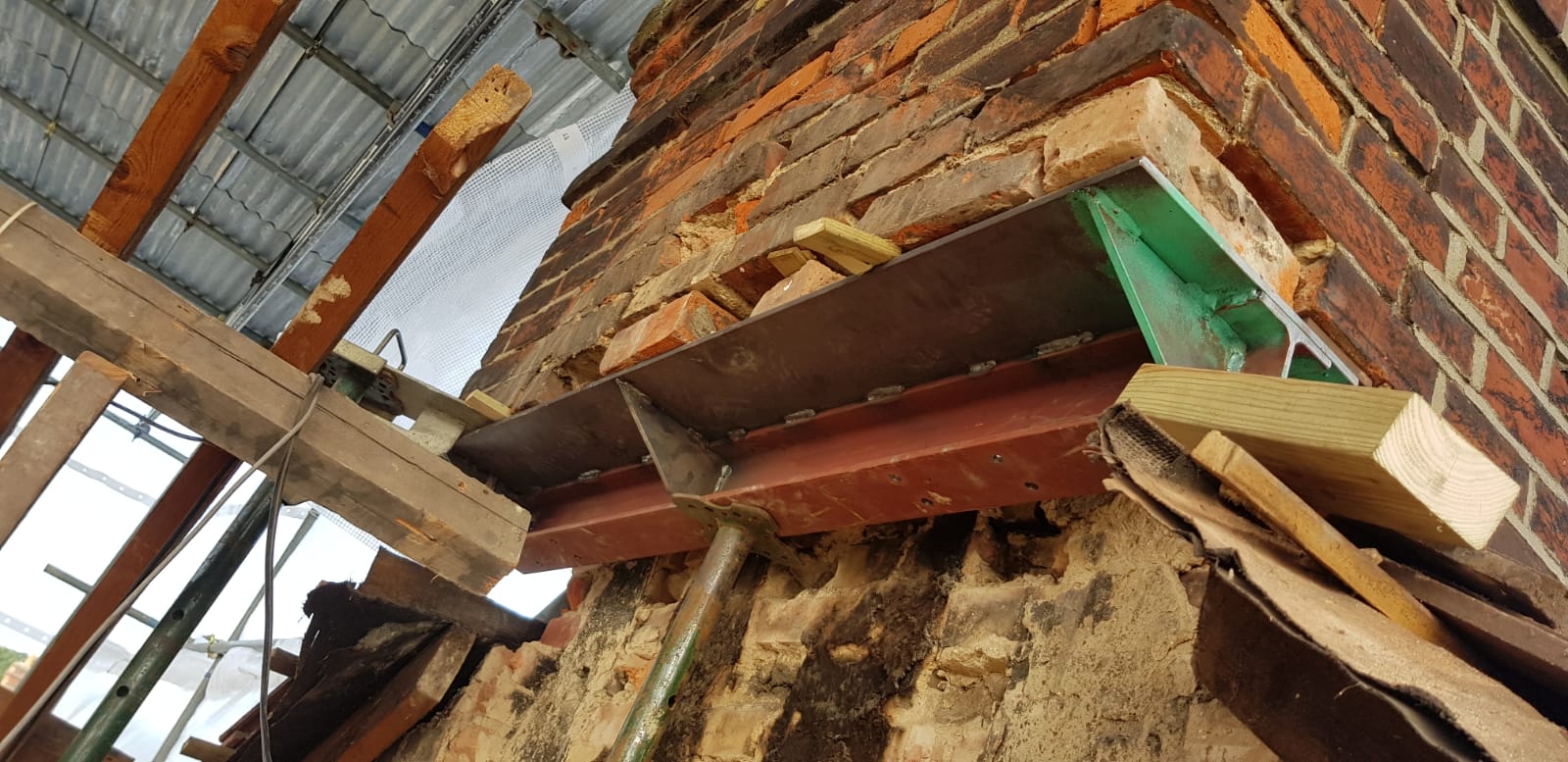 Steel design to support chimney stack Loft Conversion DIYnot Forums