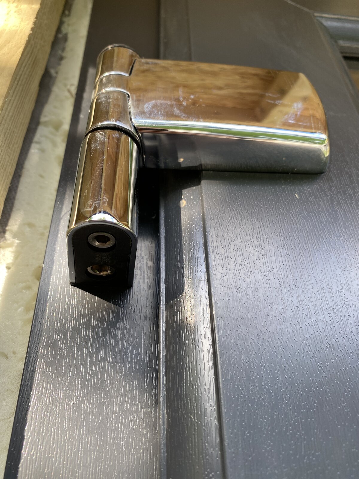 How to adjust these UPVC French door hinges? DIYnot Forums