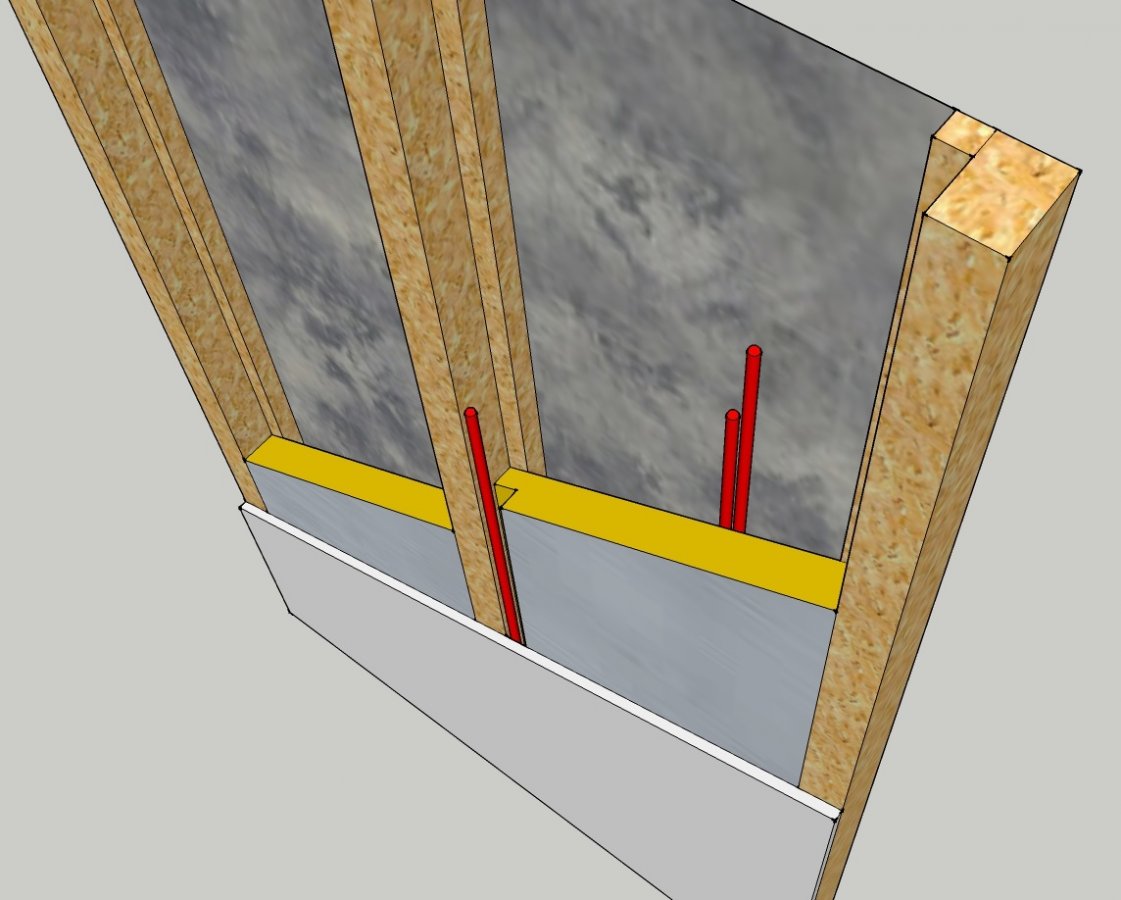 T&amp,E routing in insulated wall DIYnot Forums