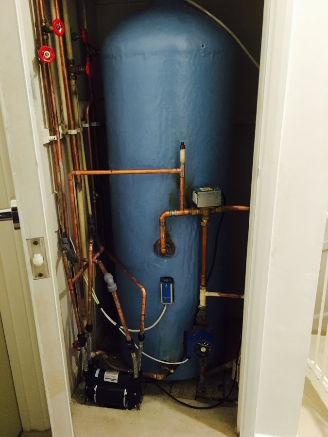 Honeywell changed but heating won't come on without hot water being on