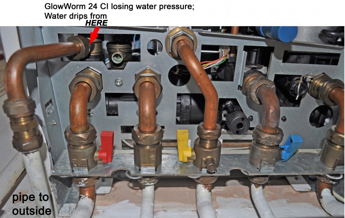 How to remove and clean Discharge Safety Valve on glowworm 24ci boiler