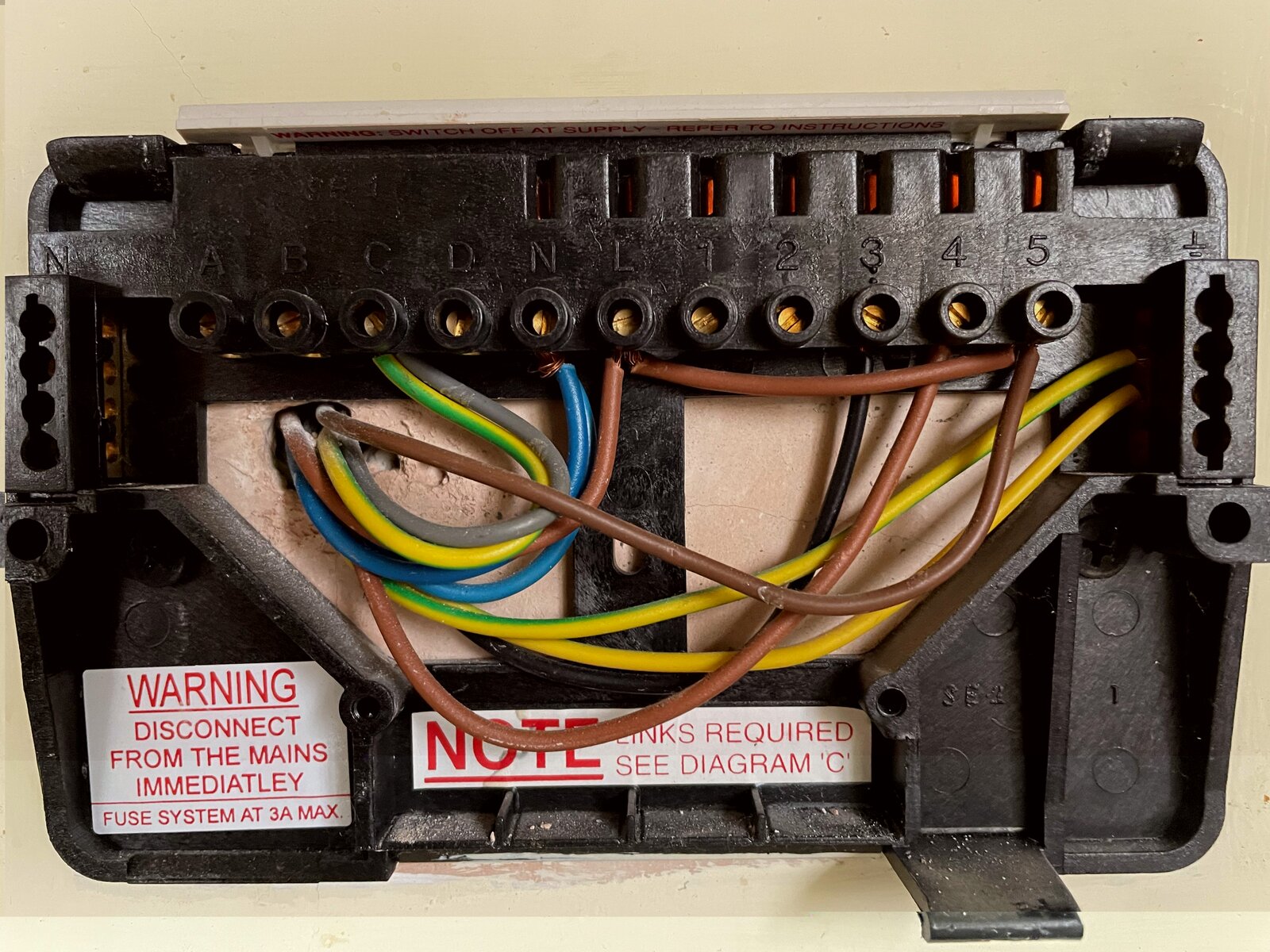 Hive heating & hot water install wiring help with existing CH