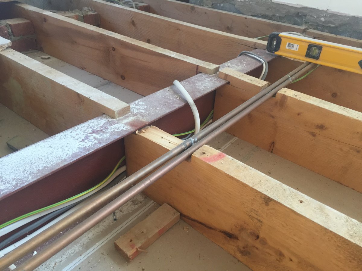 Fixing Floor Joists To Rsj Floor Roma