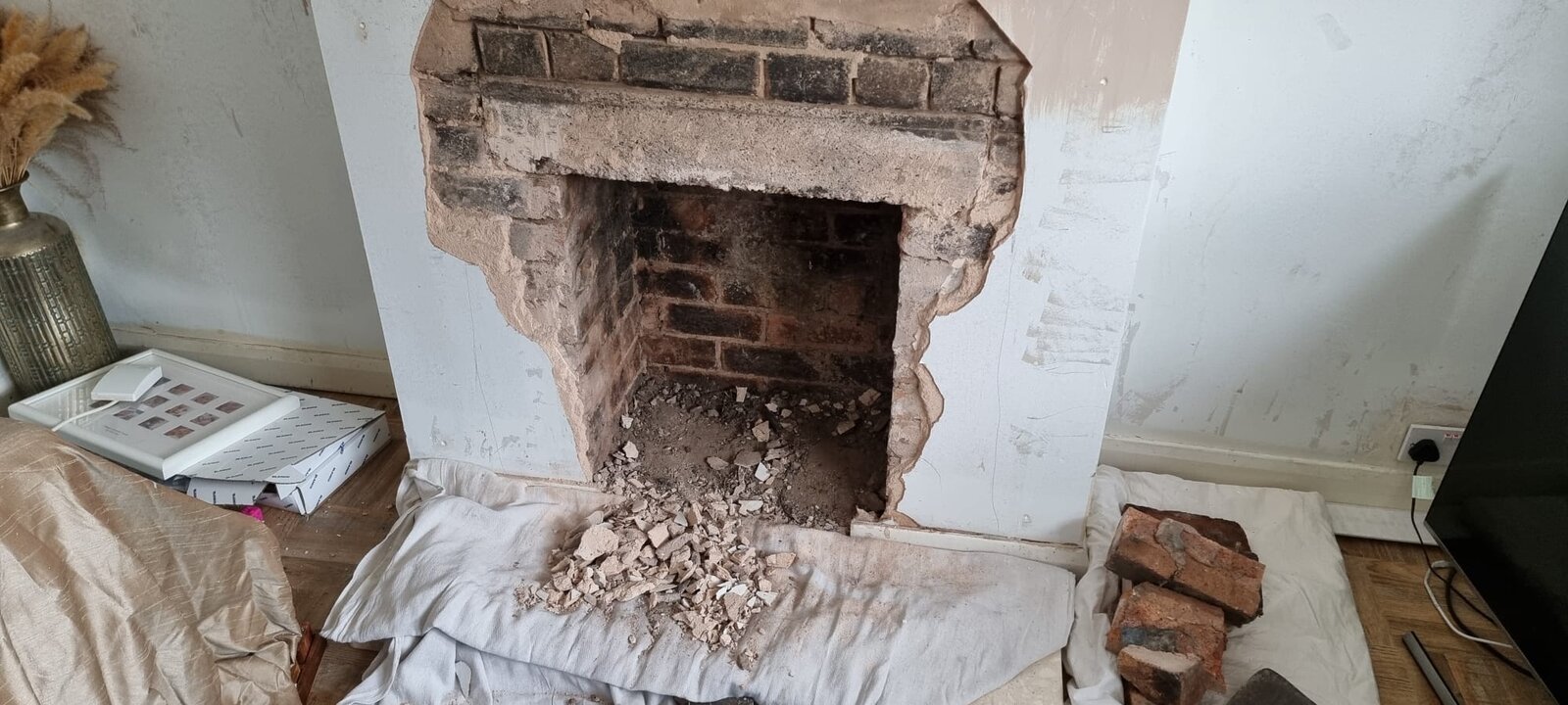 Widening Fireplace Corbelling DIYnot Forums