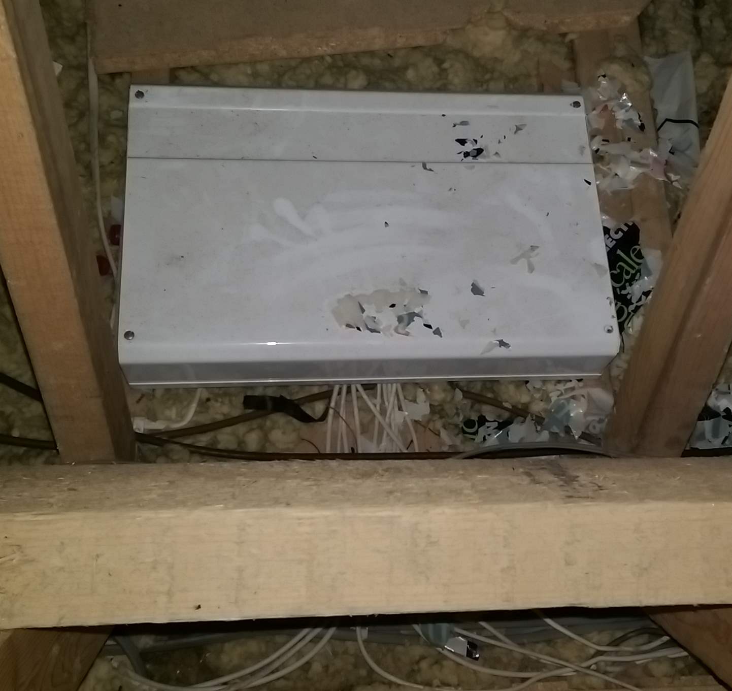 How do I remove the bits of the old alarm? | DIYnot Forums