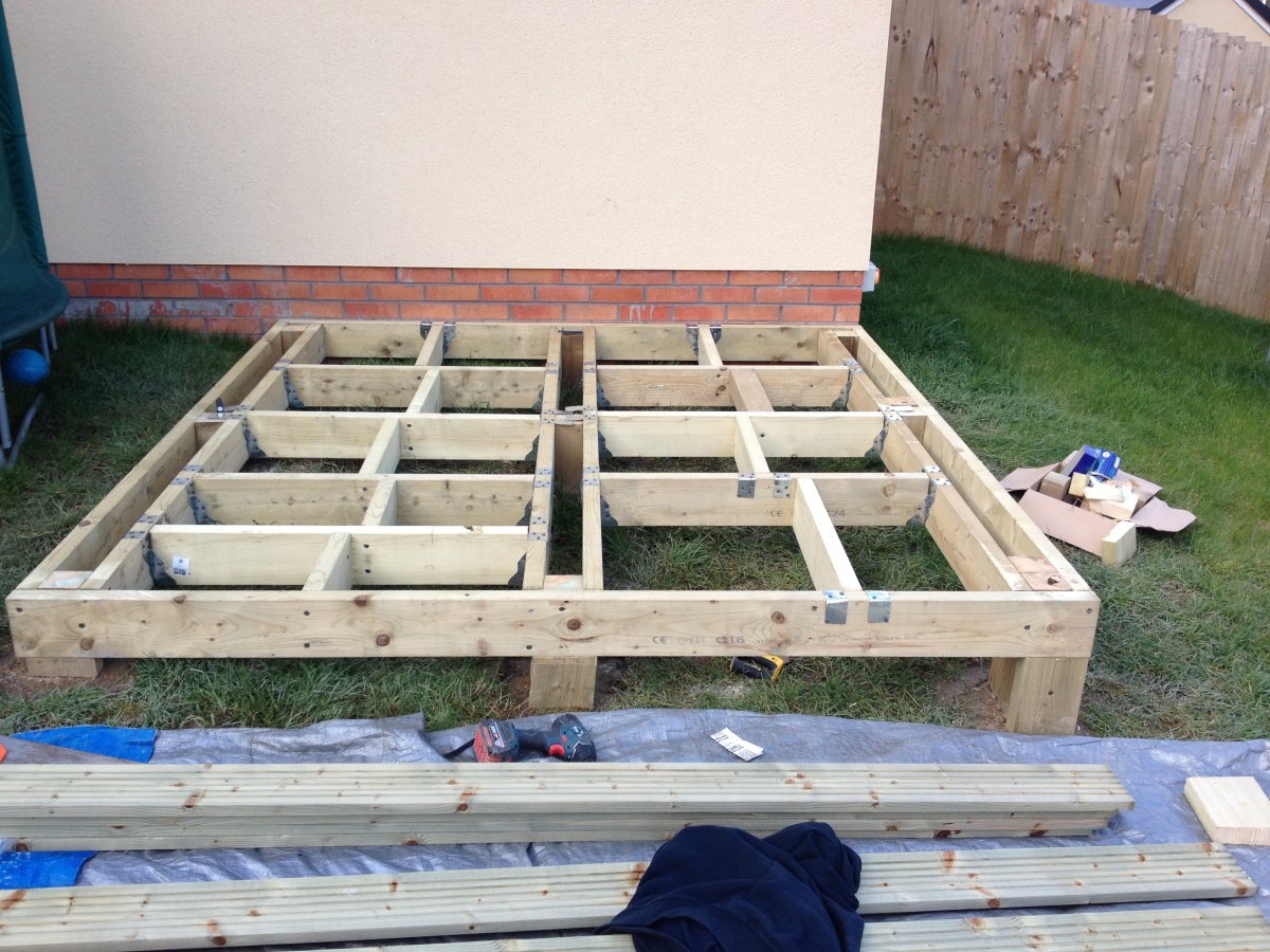 Decking for hot tub DIYnot Forums