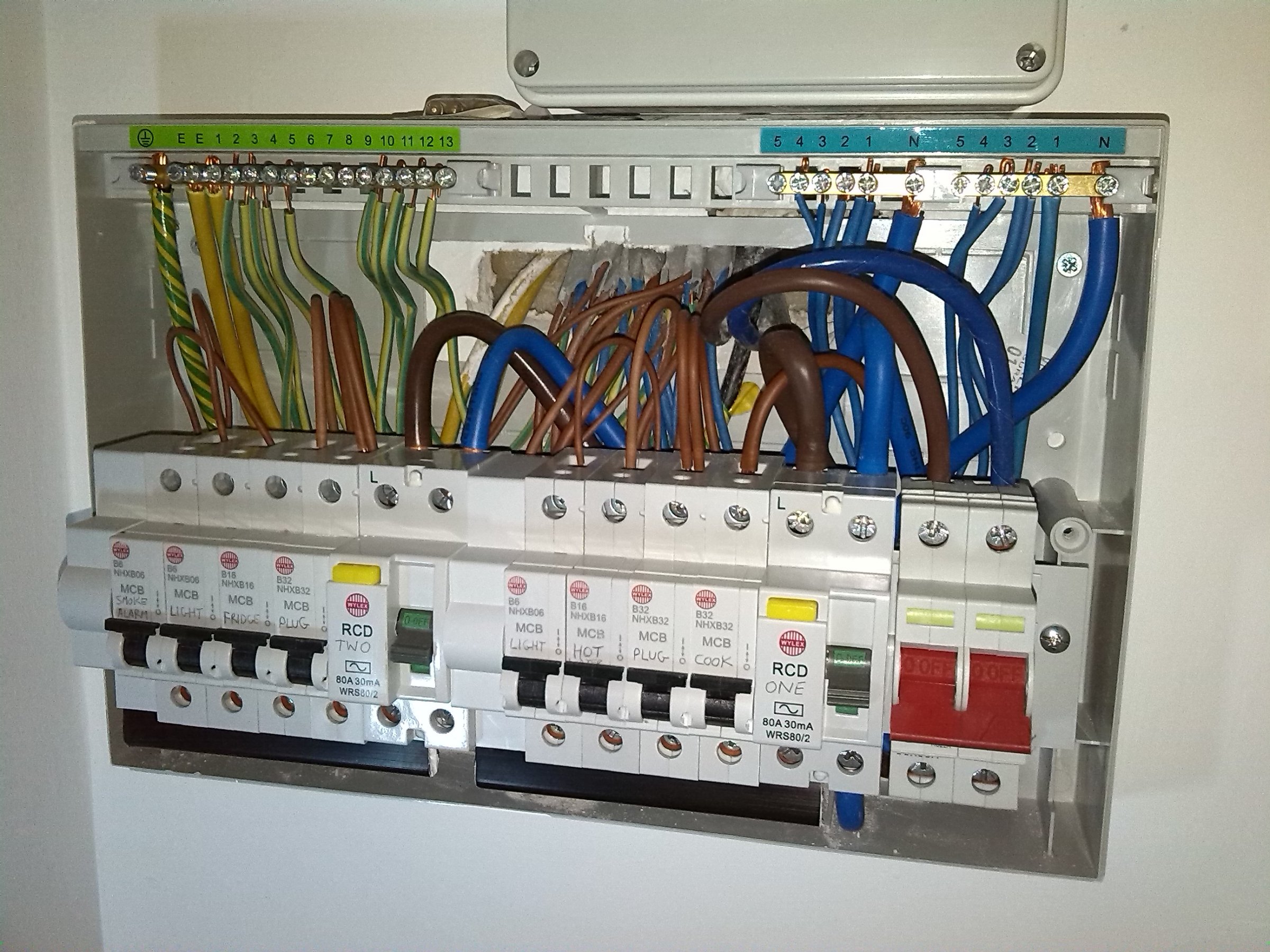 Mini RCBO's or whole new consumer unit? | DIYnot Forums