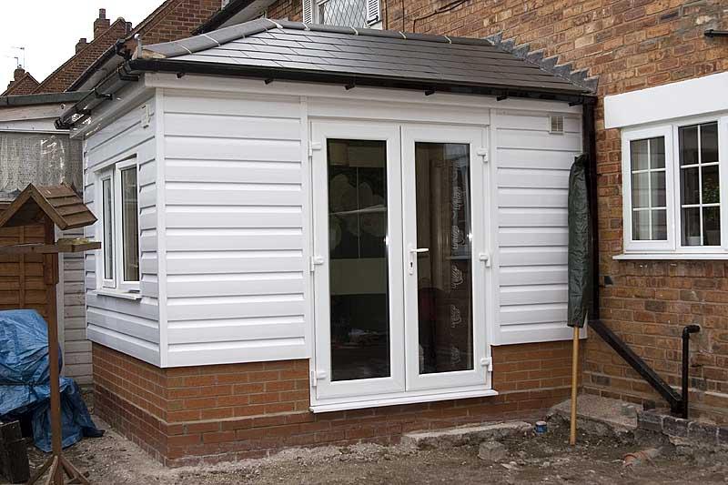 upvc clad timber framed extension DIYnot Forums