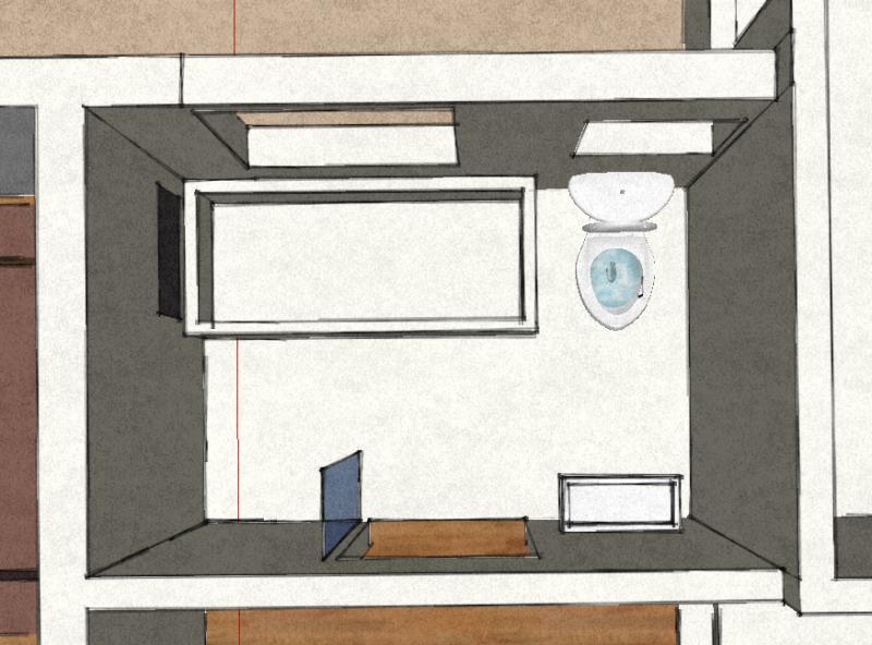 bathroom layout 2m x 2m Tenere al caldo in casa Bathroom design 2m x
