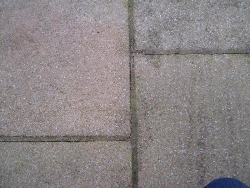 Repairing patio in between patio slabs DIYnot Forums