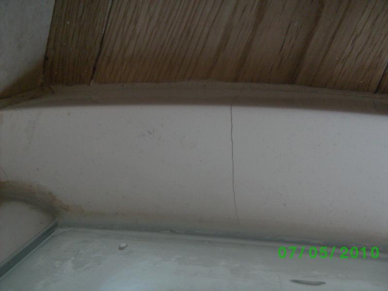 Hairline crack in stone resin shower tray DIYnot Forums