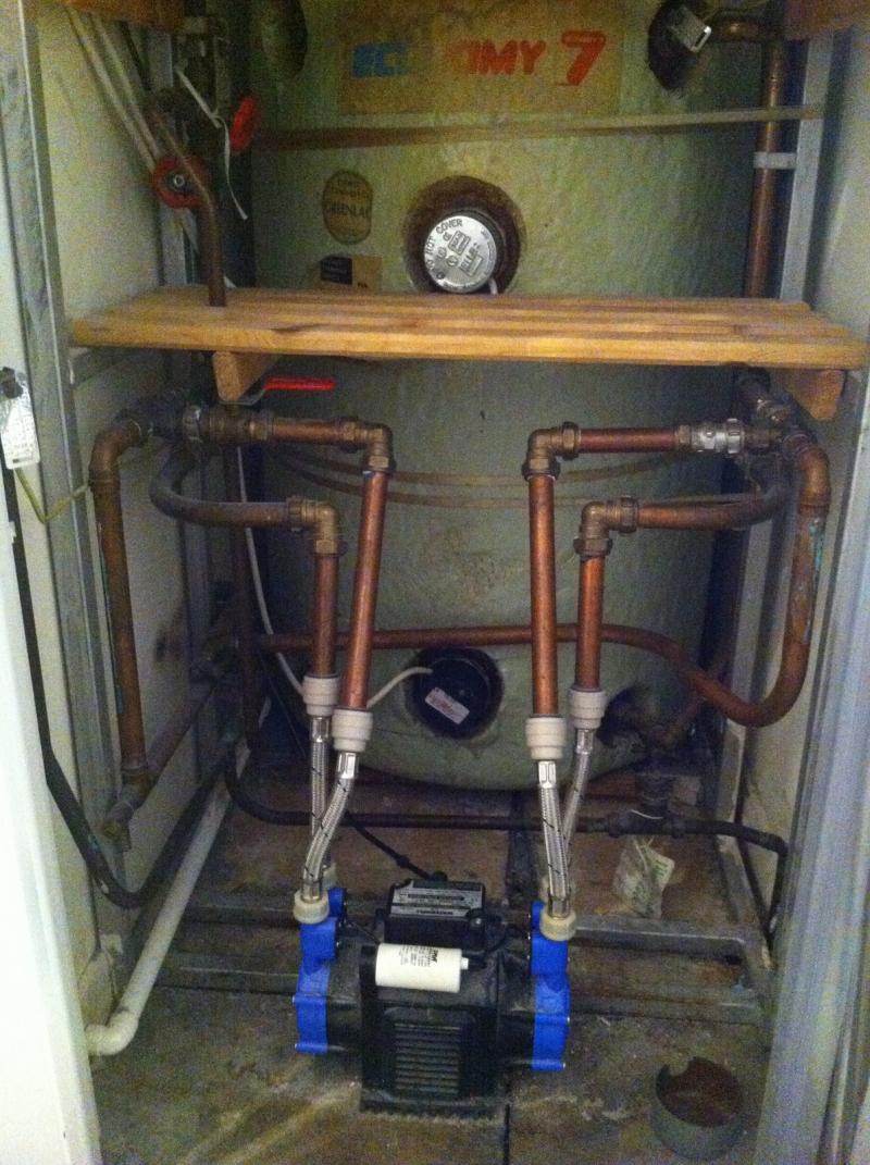 Shower pump issues after plumber changed immersion element DIYnot Forums