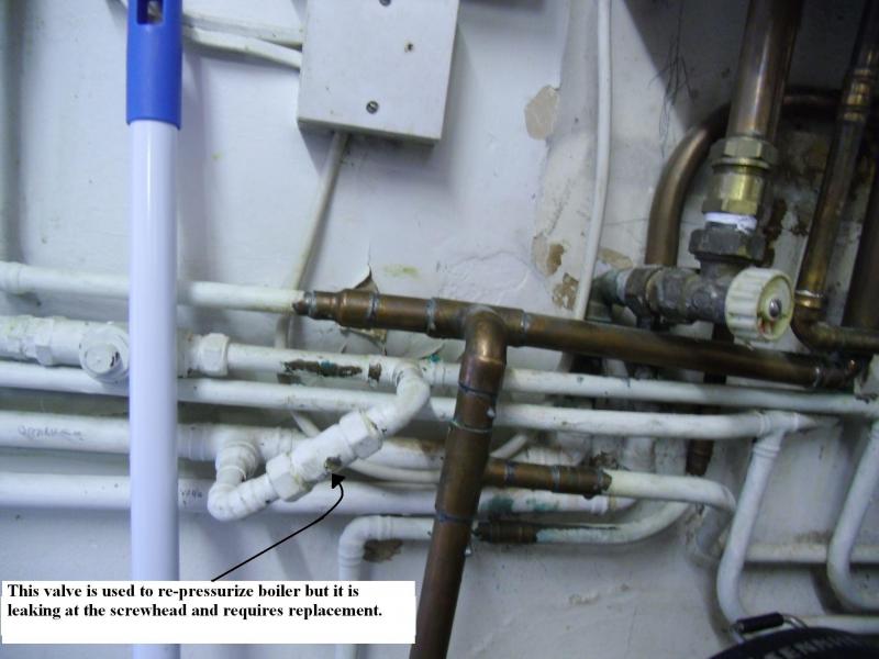 Pipe arrangement to combiboiler with leaking valve. DIYnot Forums