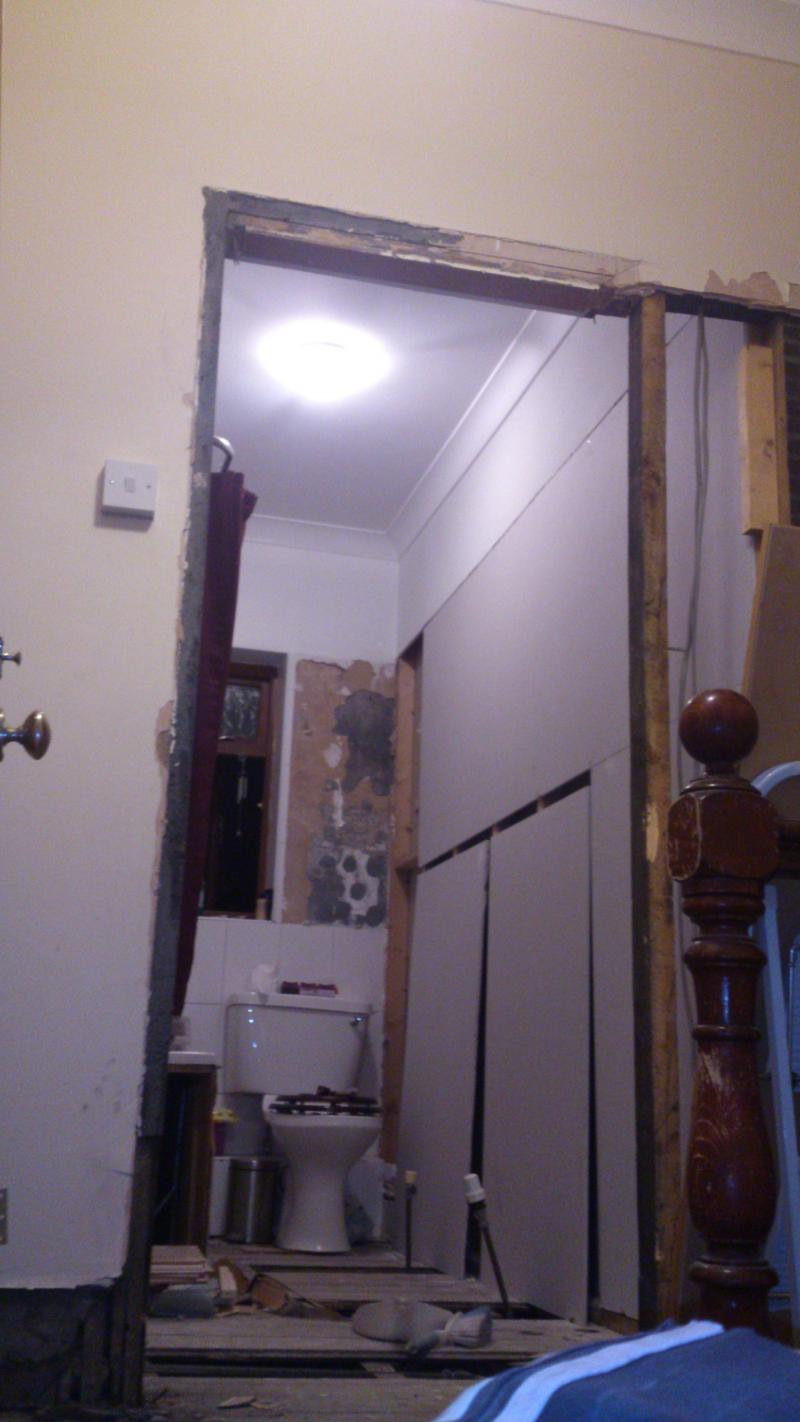 Moving a door frame DIYnot Forums