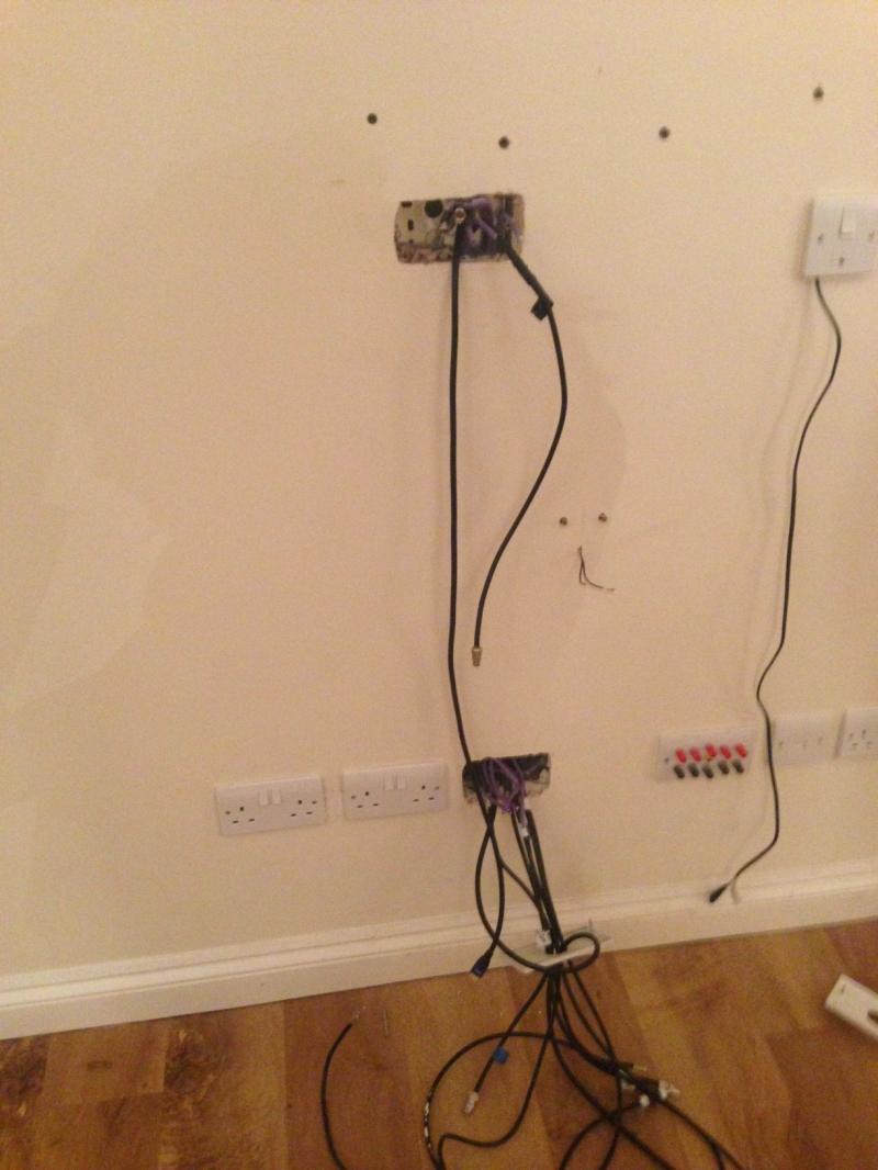 TV Cables Behind Plaster Board... Can't seem to move them!!! DIYnot