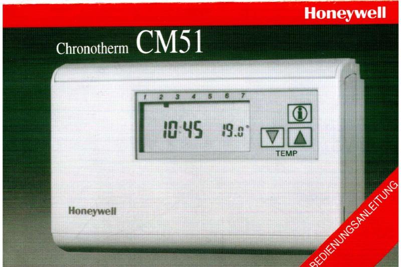 Honeywell Raumthermostat Bedienungsanleitung