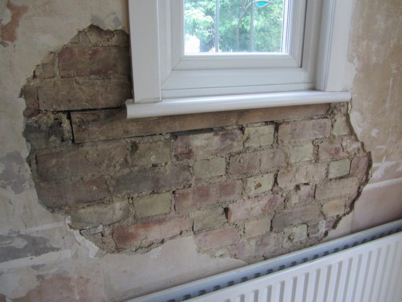 Render over brick and wood on interior wall DIYnot Forums