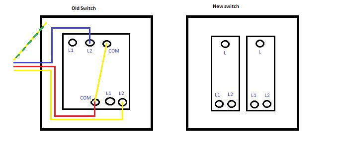 Wiring Double 2 Way Lightswitch | DIYnot Forums