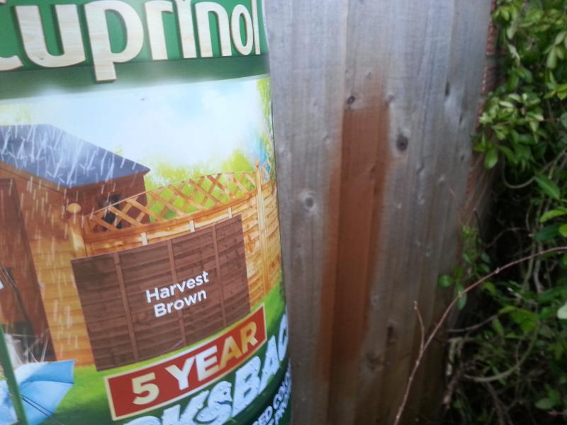 Cuprinol Ducksback Harvest Brown Looks Orange? DIYnot Forums