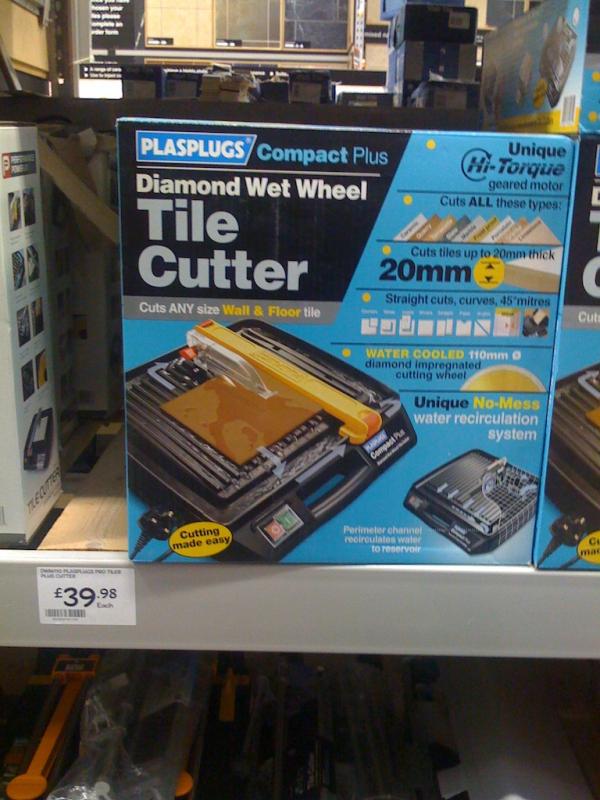 Plasplugs Compact plus tile cutter DIYnot Forums