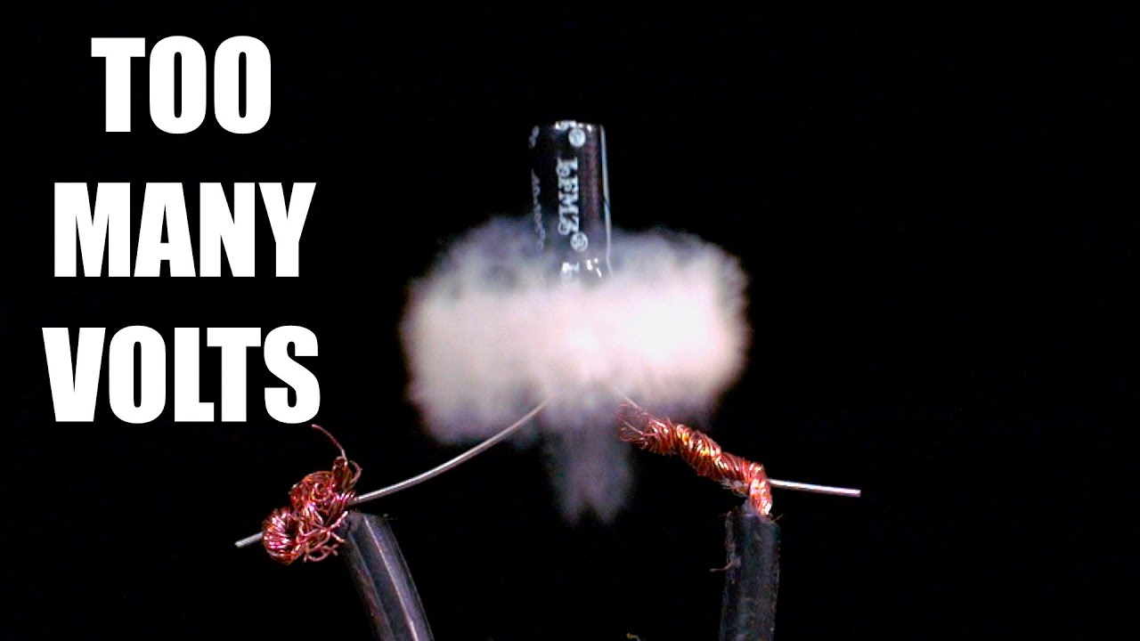 Watching tiny capacitors explode at 187,500fps looks like the most
