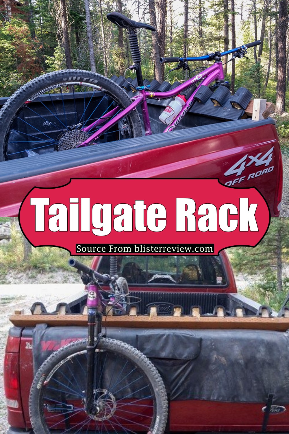 24 DIY Truck Bed Bike Rack Plans DIYsCraftsy