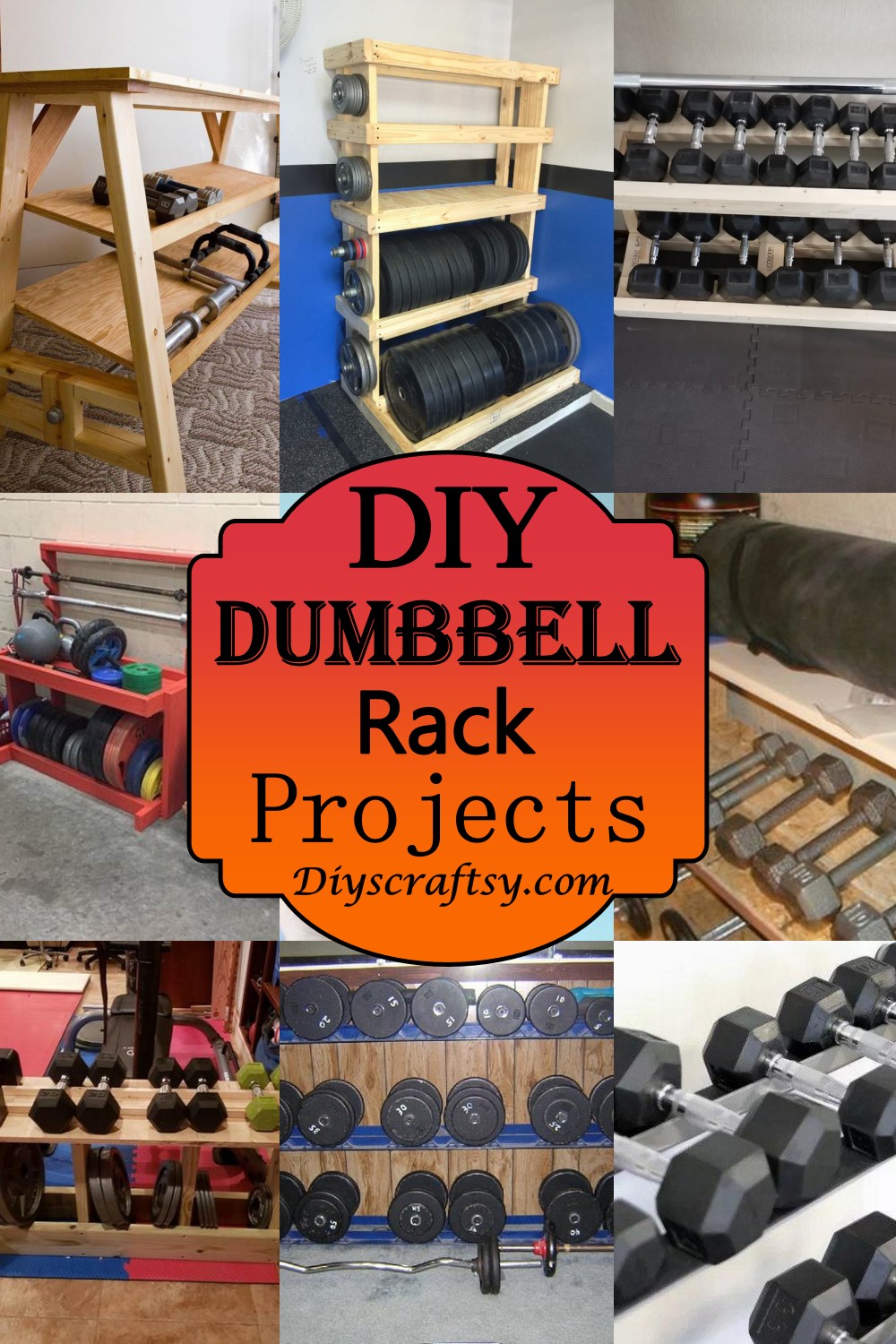 20 DIY Dumbbell Rack Projects For Gyms DIYsCraftsy