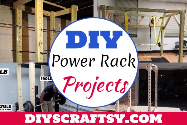 20 DIY Power Rack For Your Home Gym - DIYsCraftsy