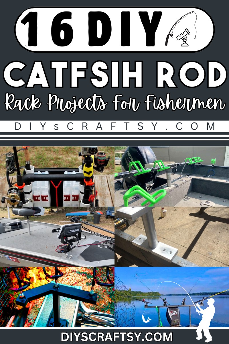 16 DIY Catfish Rod Rack Projects DIYsCraftsy