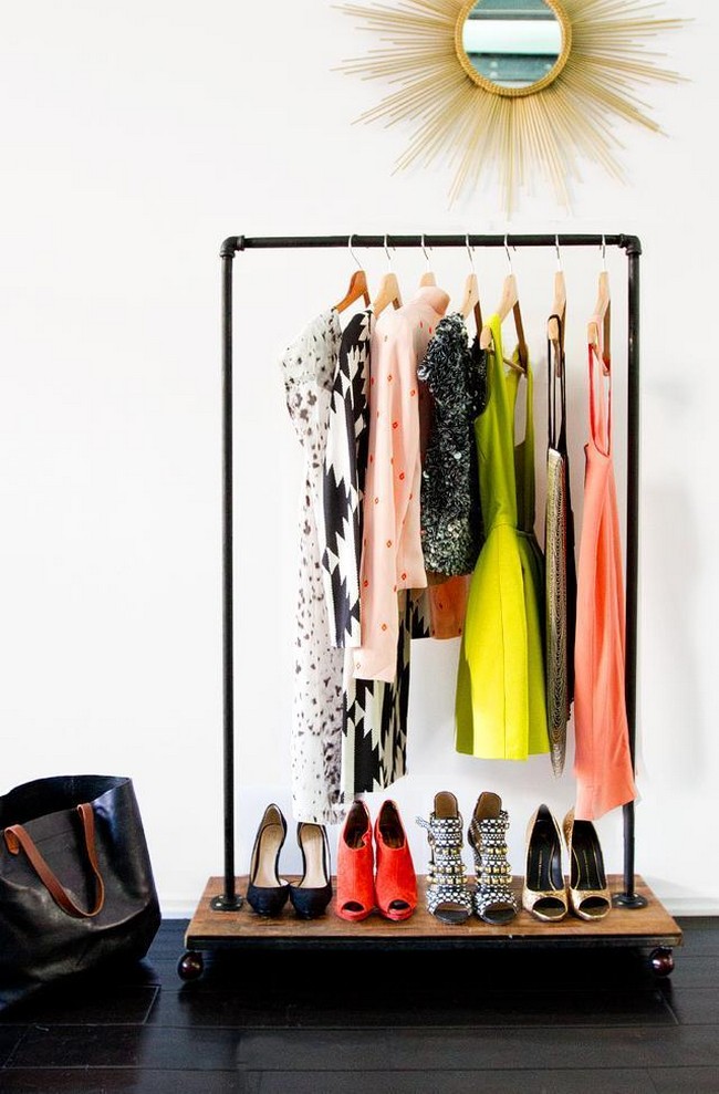24 Free DIY Clothing Rack Projects DIYsCraftsy