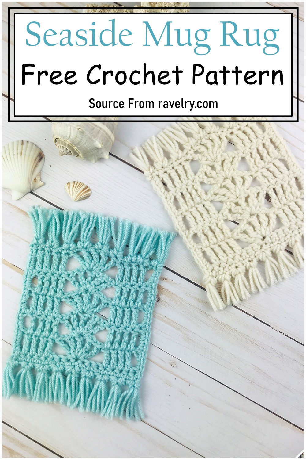 25 Crochet Mug Rug Patterns In Different Sizes DIYsCraftsy